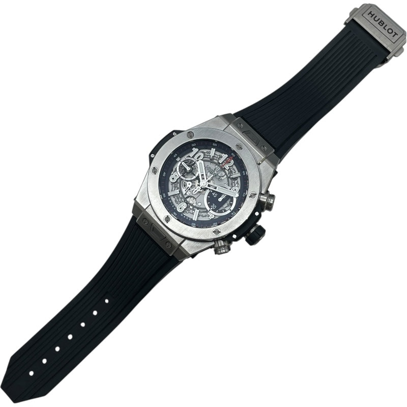 ウブロ HUBLOT ビッグバン ウニコ チタニウム 411.NX.1170.RX グレー チタン メンズ 腕時計