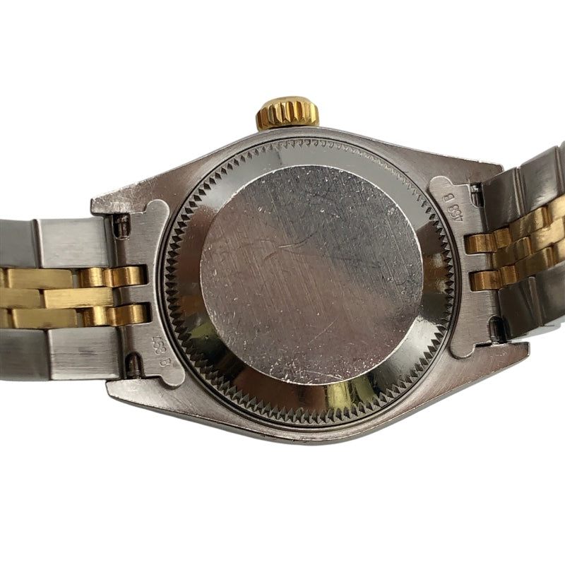 ロレックス ROLEX デイトジャスト 69173 ホワイト K18YG/SS レディース 腕時計
