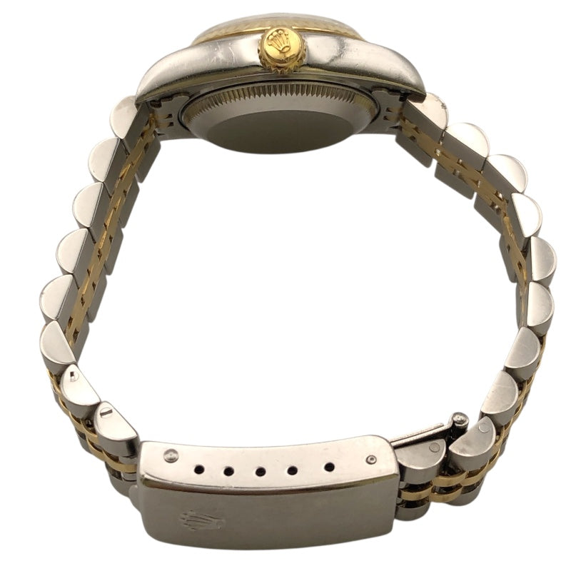 ロレックス ROLEX デイトジャスト 69173 ホワイト K18YG/SS レディース 腕時計