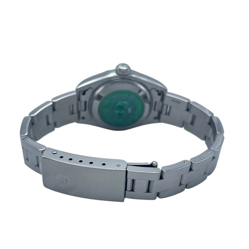 ロレックス ROLEX オイスターパーペチュアルデイト 79160 ブラック SS レディース 腕時計