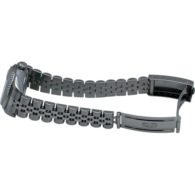 ロレックス ROLEX デイトジャスト 79174 ブラック WG/SS 自動巻き レディース 腕時計