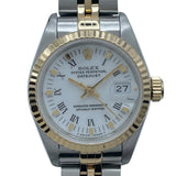 ロレックス ROLEX デイトジャスト 69173 ホワイト K18/SS レディース 腕時計