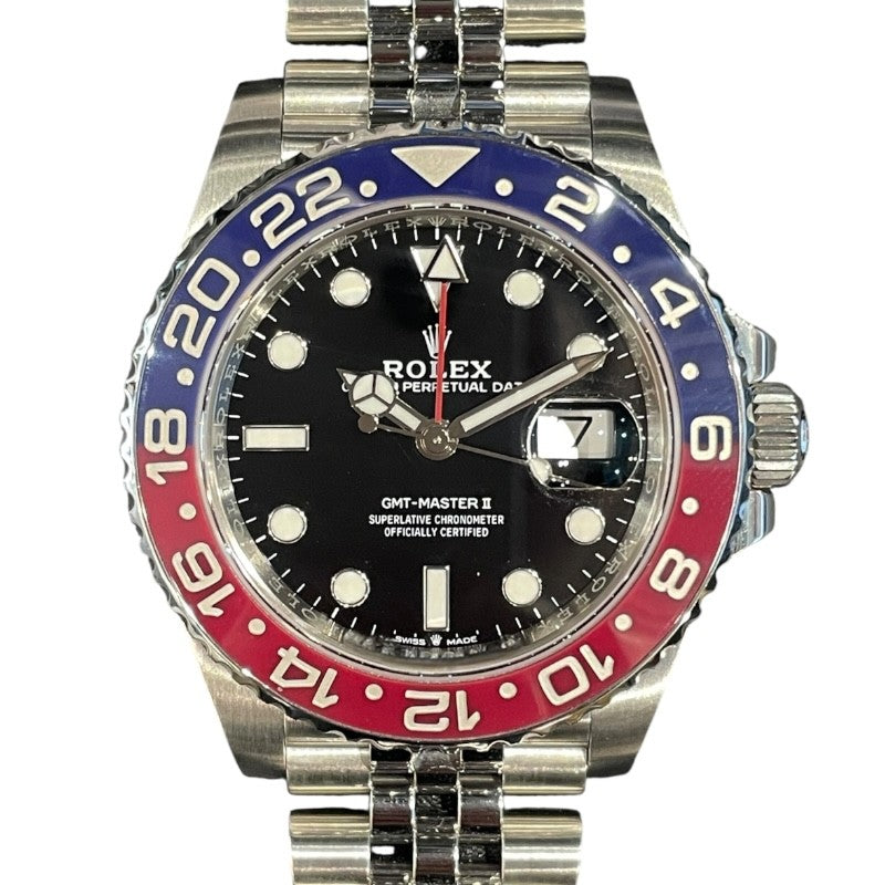 ロレックス ROLEX GMTマスター2 126710BLRO ブラック SS 自動巻き メンズ 腕時計