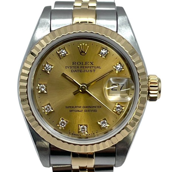 ロレックス ROLEX デイトジャスト 69173G ゴールド K18/SS 自動巻き レディース 腕時計