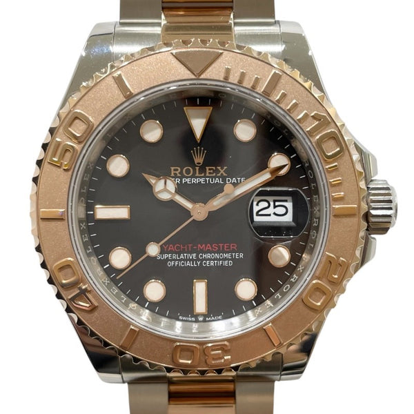 ロレックス ROLEX ヨットマスター40 126621 グレー PG/SS 自動巻き メンズ 腕時計