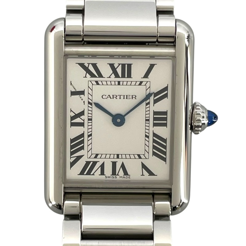 カルティエ Cartier タンク マスト ドゥ カルティエ SM WSTA0107 シルバー SS クオーツ レディース 腕時計