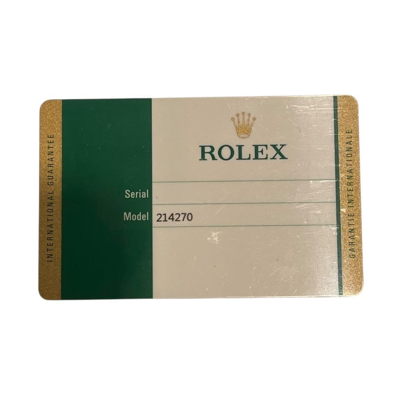 ロレックス ROLEX エクスプローラー１ 214270 ブラック ステンレス メンズ 腕時計
