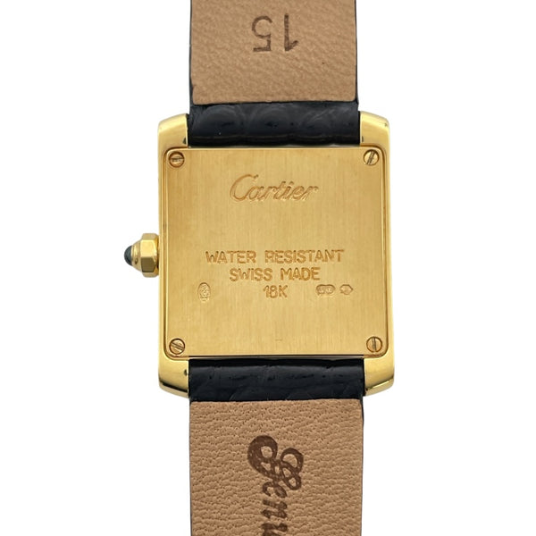 カルティエ Cartier タンクフランセーズSM W5000256 ホワイト K18YG レディース 腕時計