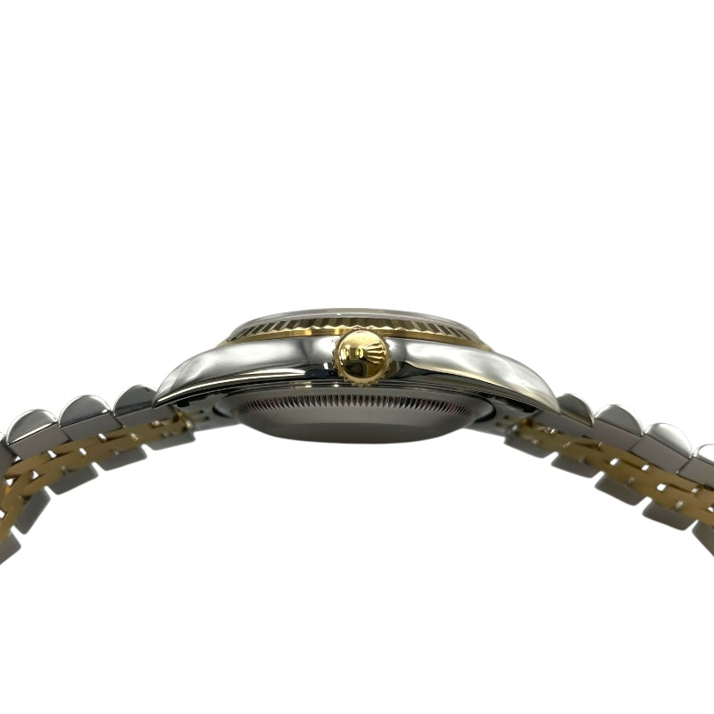 ロレックス ROLEX デイトジャスト36 16233 ブラック K18YG/SS メンズ 腕時計