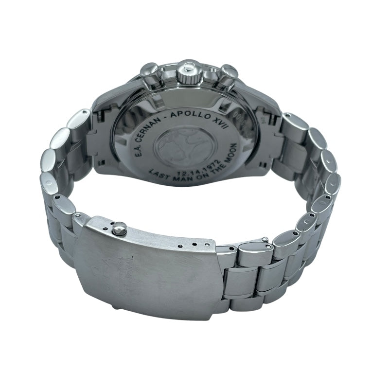 オメガ OMEGA スピードマスター ムーンウォッチ プロフェッショナル アポロ17号 3574.51 ブラック SS メンズ 腕時計