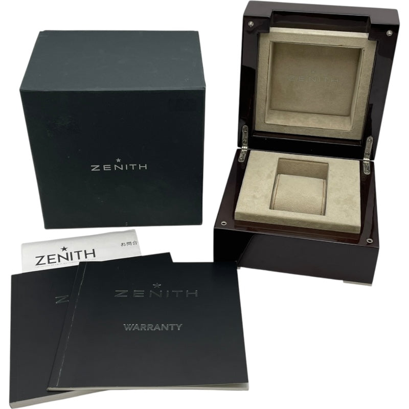 ゼニス ZENITH エルプリメロ 36000VPH 33.2040.400 ブラック SS 自動巻き メンズ 腕時計