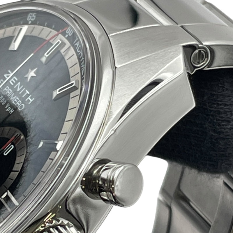 ゼニス ZENITH エルプリメロ 36000VPH 33.2040.400 ブラック SS 自動巻き メンズ 腕時計