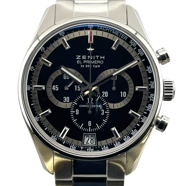 ゼニス ZENITH エルプリメロ 36000VPH 33.2040.400 ブラック SS 自動巻き メンズ 腕時計