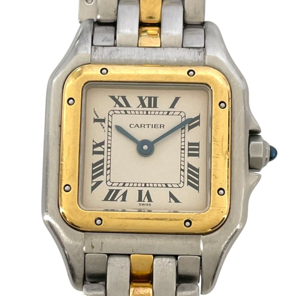 カルティエ Cartier パンテール SM 112000R ホワイト YG/SS レディース 腕時計