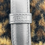セリーヌ CELINE レオパード ショルダー ブラウン ファー レディース ショルダーバッグ