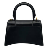 バレンシアガ BALENCIAGA アワーグラス XS 592833 ブラック レザー レディース ショルダーバッグ