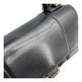 バレンシアガ BALENCIAGA アワーグラス XS 592833 ブラック レザー レディース ショルダーバッグ