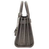 サンローラン SAINT LAURENT サックドジュール ナノ 340778 グレー 型押しレザー レディース ショルダーバッグ