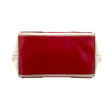 バレンシアガ BALENCIAGA ネイビーカバス S 339933 ベージュ/レッド キャンバス レディース トートバッグ