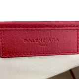バレンシアガ BALENCIAGA ネイビーカバス S 339933 ベージュ/レッド キャンバス レディース トートバッグ