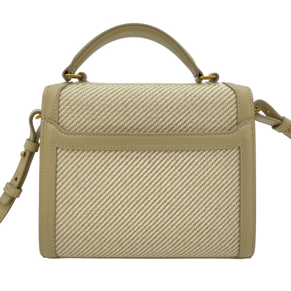 サンローラン SAINT LAURENT カサンドラトップハンド 623930 ベージュ キャンバス レディース ショルダーバッグ