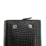 サンローラン SAINT LAURENT アップタウンスモール 561203 ブラック クロコ型押しカーフ レディース ショルダーバッグ