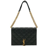 サンローラン SAINT LAURENT カサンドラショルダー 629246 グリーン レザー レディース ショルダーバッグ