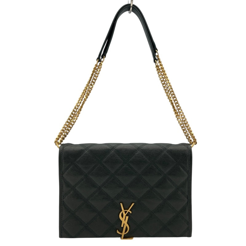 サンローラン SAINT LAURENT カサンドラショルダー 629246 グリーン レザー レディース ショルダーバッグ