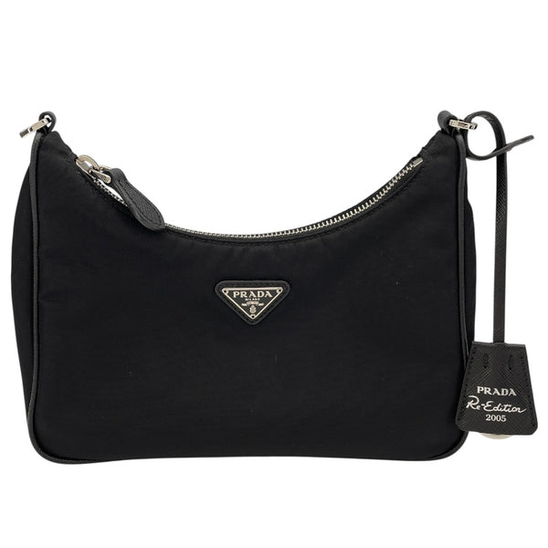 プラダ PRADA リナイロンショルダー 1BH204 ブラック ナイロン レディース ショルダーバッグ
