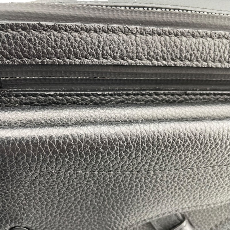 クリスチャン・ディオール Christian Dior サドルバックパック ブラック レザー メンズ リュック・デイパック