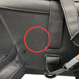 クリスチャン・ディオール Christian Dior サドルバックパック ブラック レザー メンズ リュック・デイパック