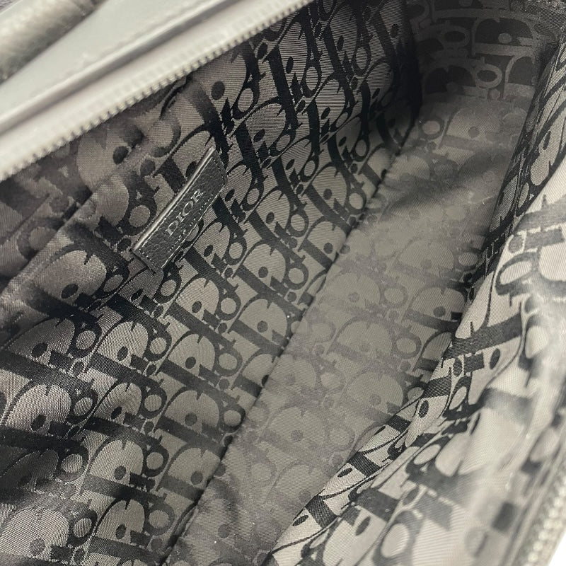 クリスチャン・ディオール Christian Dior サドルバックパック ブラック レザー メンズ リュック・デイパック