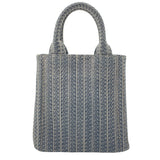 プラダ PRADA 2WAYバッグ ブルー キャンバス レディース ショルダーバッグ