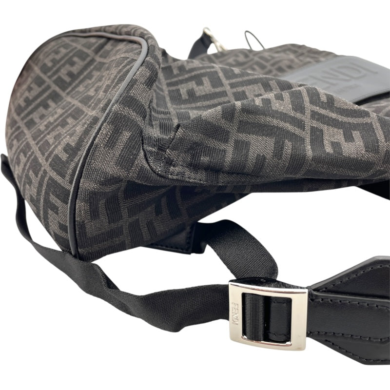 フェンディ FENDI ズッカ バックパック 7V2070 ブラック キャンバス メンズ リュック・デイパック