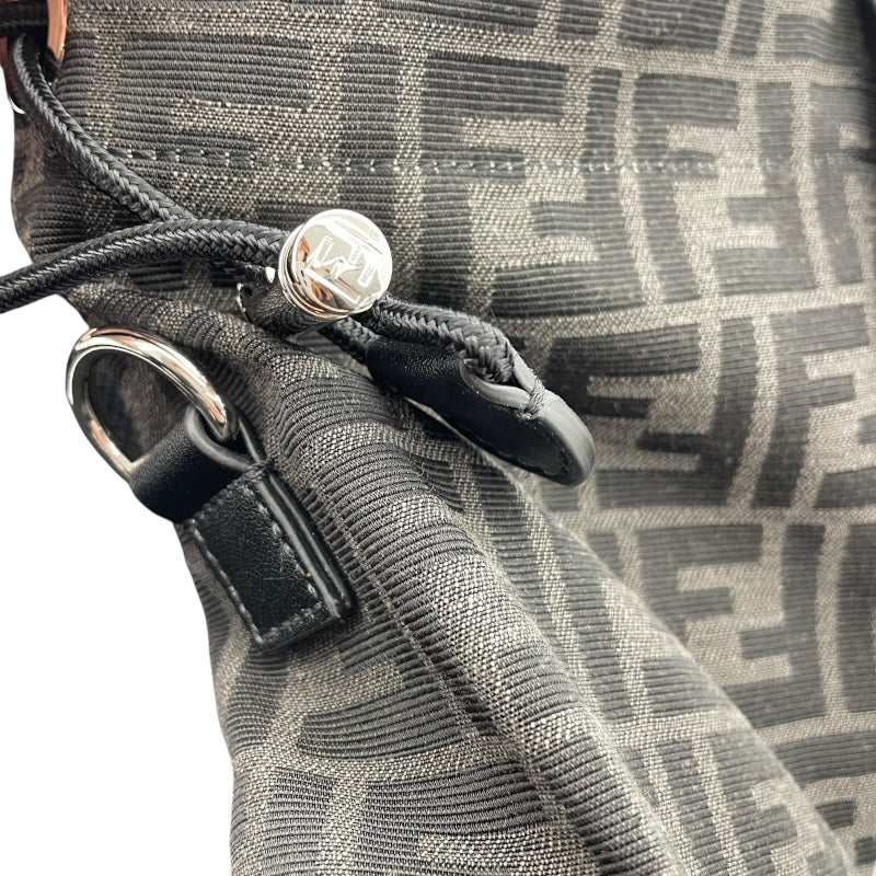 フェンディ FENDI ズッカ バックパック 7V2070 ブラック キャンバス メンズ リュック・デイパック