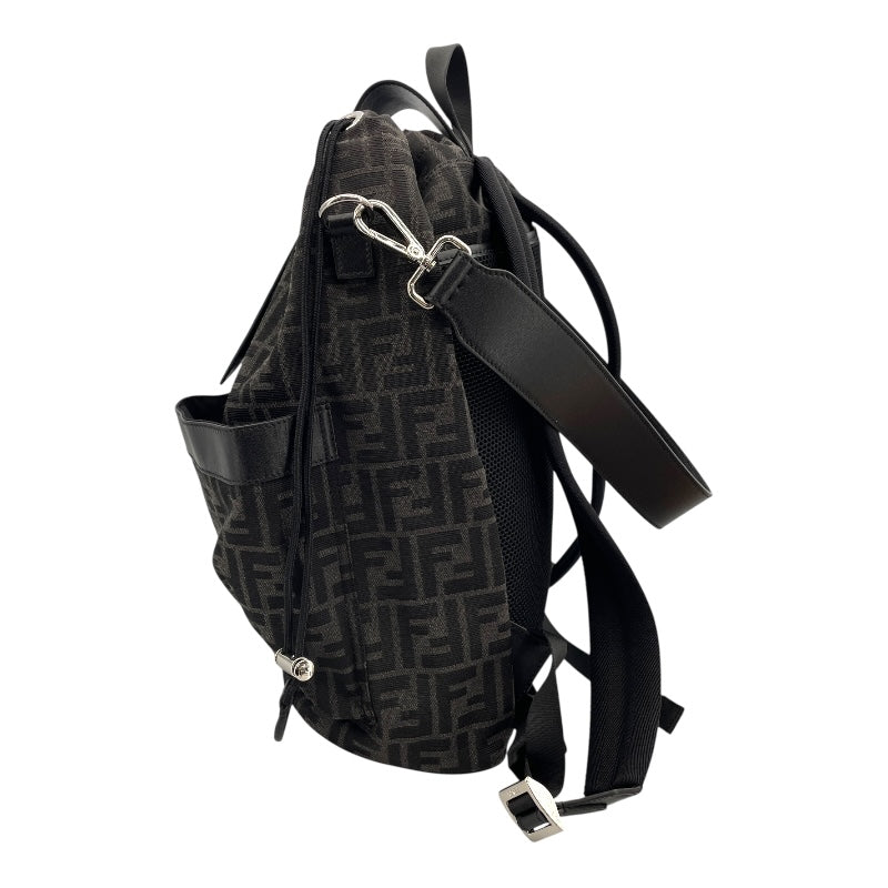 フェンディ FENDI ズッカ バックパック 7V2070 ブラック キャンバス メンズ リュック・デイパック