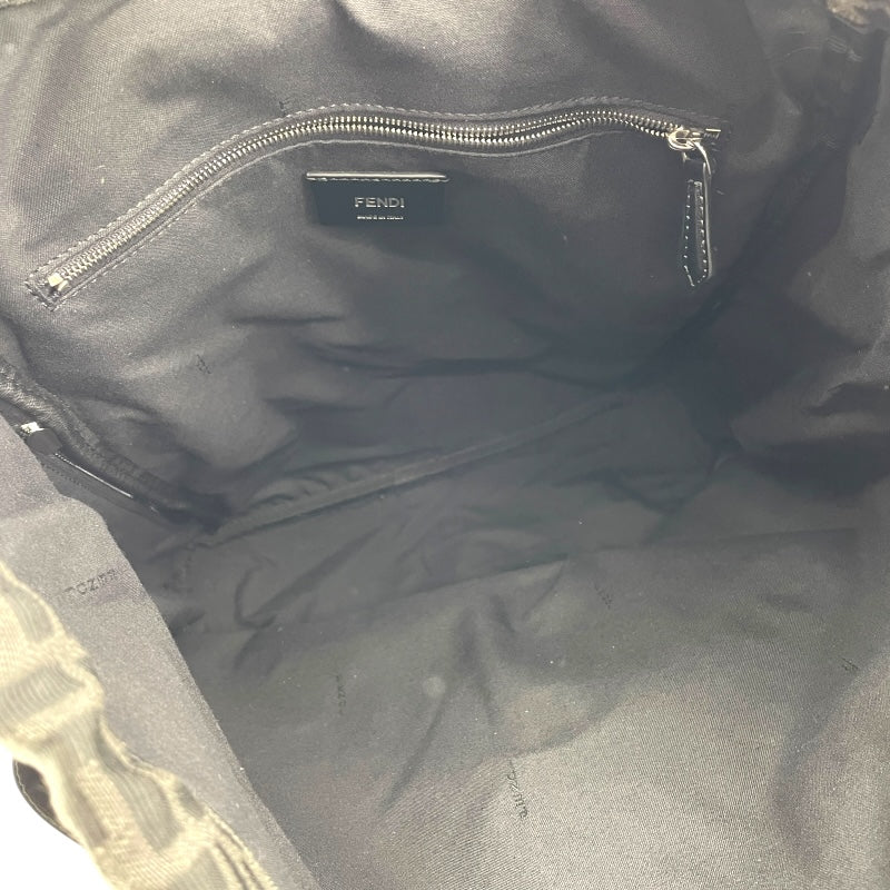 フェンディ FENDI ズッカ バックパック 7V2070 ブラック キャンバス メンズ リュック・デイパック
