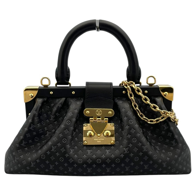 ルイ・ヴィトン LOUIS VUITTON モノグラムクラッチ M22326 ノワール ナノグラム レディース ショルダーバッグ