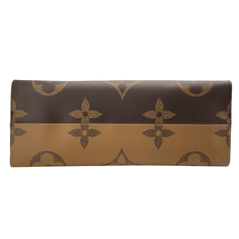 ルイ・ヴィトン LOUIS VUITTON オンザゴーGM M45320 ブラウン ジャイアント・リバース レディース トートバッグ