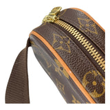 ルイ・ヴィトン LOUIS VUITTON ポシェット・ガンジュ M51870 ブラウン モノグラム・キャンバス ユニセックス ショルダーバッグ