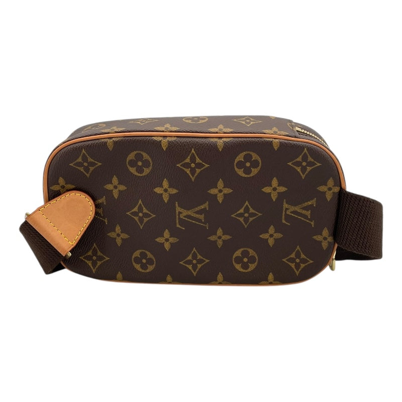 ルイ・ヴィトン LOUIS VUITTON ポシェット・ガンジュ M51870 ブラウン モノグラム・キャンバス ユニセックス ショルダーバッグ