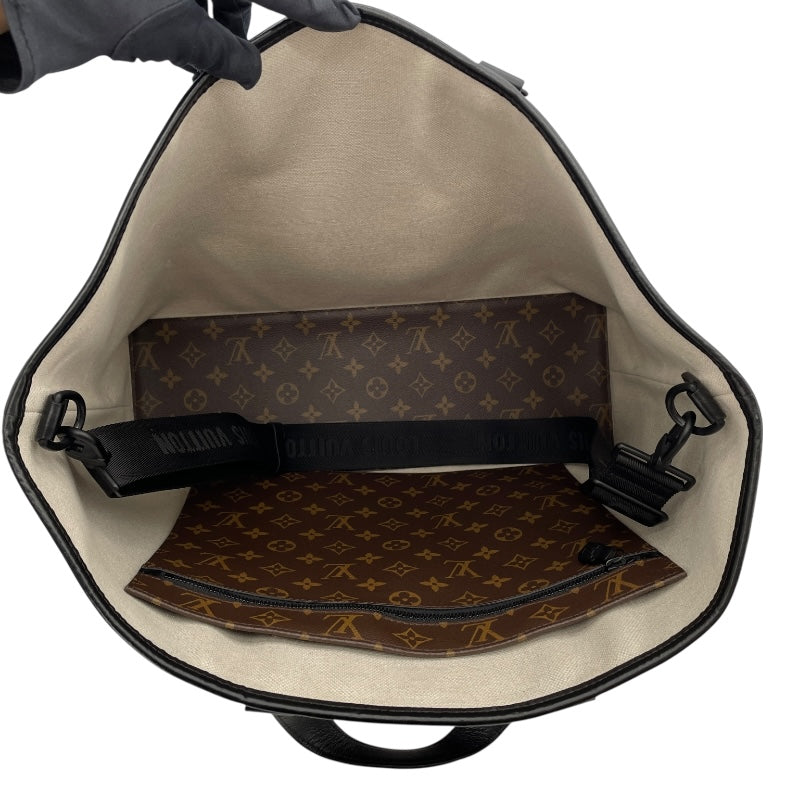 ルイ・ヴィトン LOUIS VUITTON ウィークエンド・トートGM M45733 ブラウン モノグラム・マカサー メンズ トートバッグ