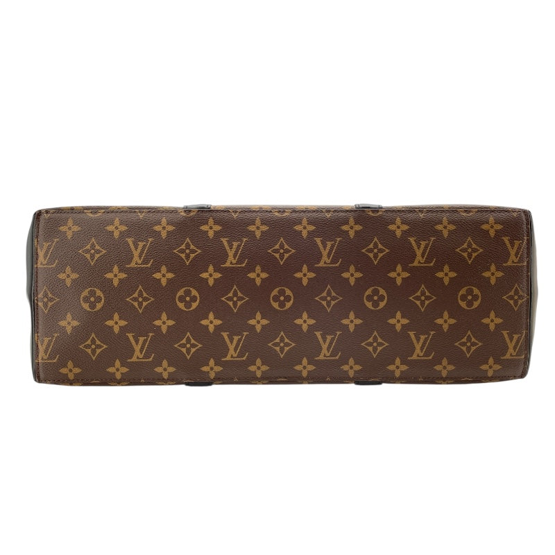 ルイ・ヴィトン LOUIS VUITTON ウィークエンド・トートGM M45733 ブラウン モノグラム・マカサー メンズ トートバッグ