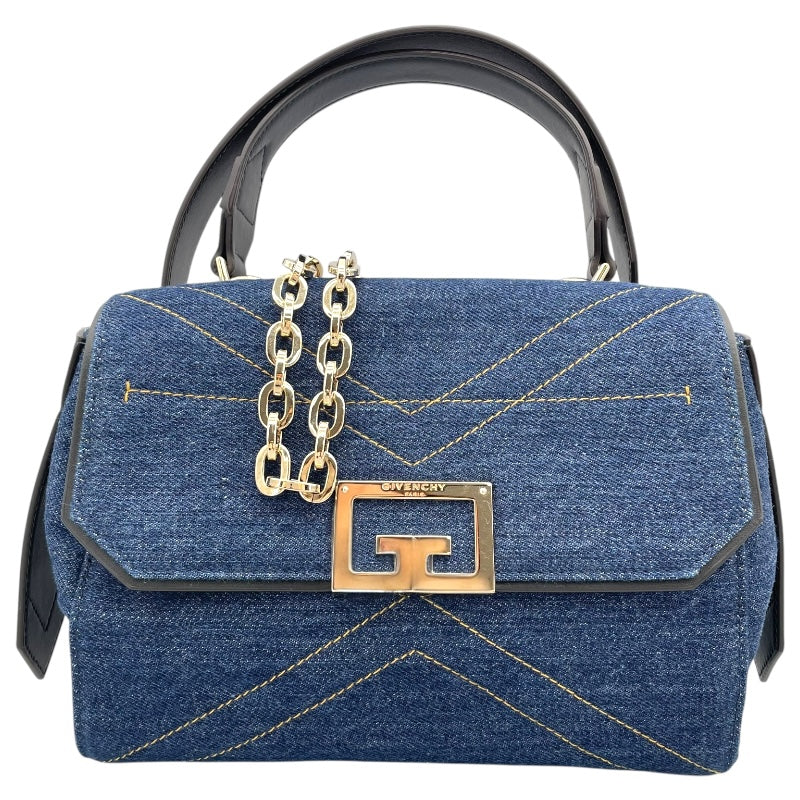 ジバンシィ GIVENCHY 2WAY ハンドバッグ ブルー デニム レディース ハンドバッグ