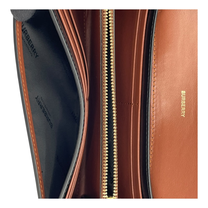 バーバリーロンドン BURBERRY LONDON ハルトンフラップ 長財布 ブラウン ブラック ホワイト TBモノグラム レディース 長財布