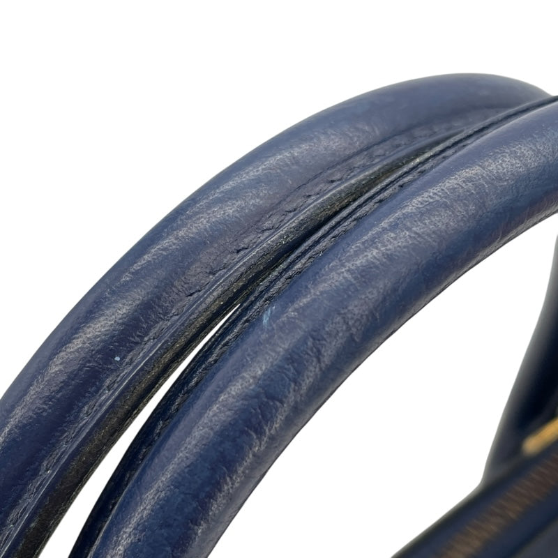 エルメス HERMES ボリード35 〇Y刻 ブルーサフィール GD金具 アルデンヌ レディース ショルダーバッグ