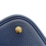 エルメス HERMES ボリード35 〇Y刻 ブルーサフィール GD金具 アルデンヌ レディース ショルダーバッグ