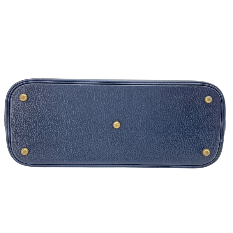 エルメス HERMES ボリード35 〇Y刻 ブルーサフィール GD金具 アルデンヌ レディース ショルダーバッグ