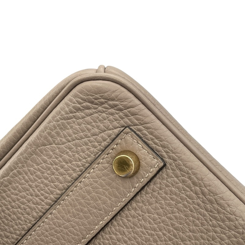 エルメス HERMES バーキン40 A刻 グリアスファルト GD金具 トゴ レディース ハンドバッグ