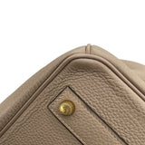 エルメス HERMES バーキン40 A刻 グリアスファルト GD金具 トゴ レディース ハンドバッグ